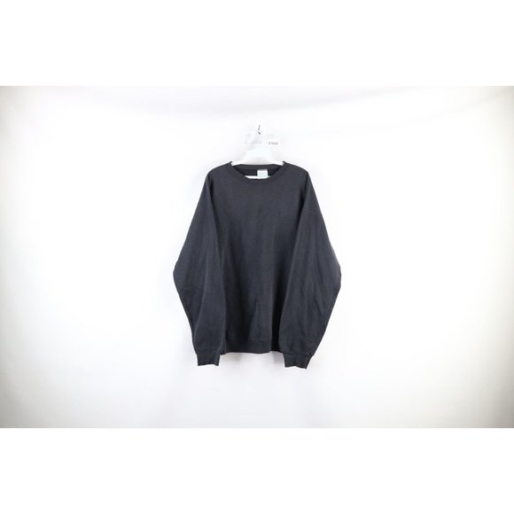 90'S BVD plain blank sweatshirt, made in USA, men's size L, vintage /eaa479787